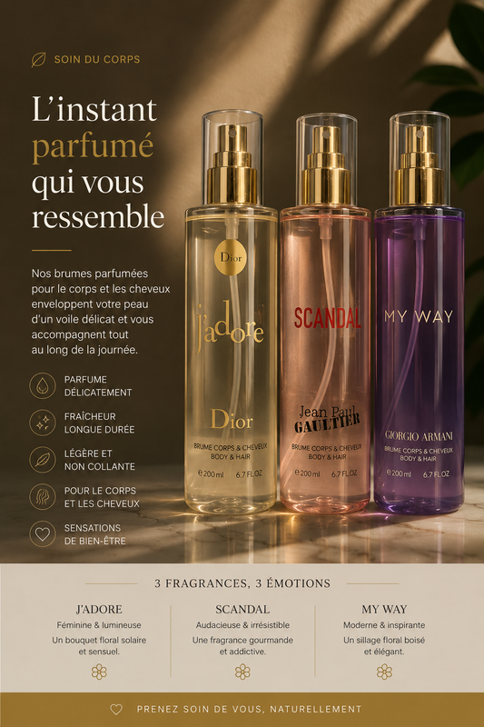 Brume parfumé pour le corps 100 ML